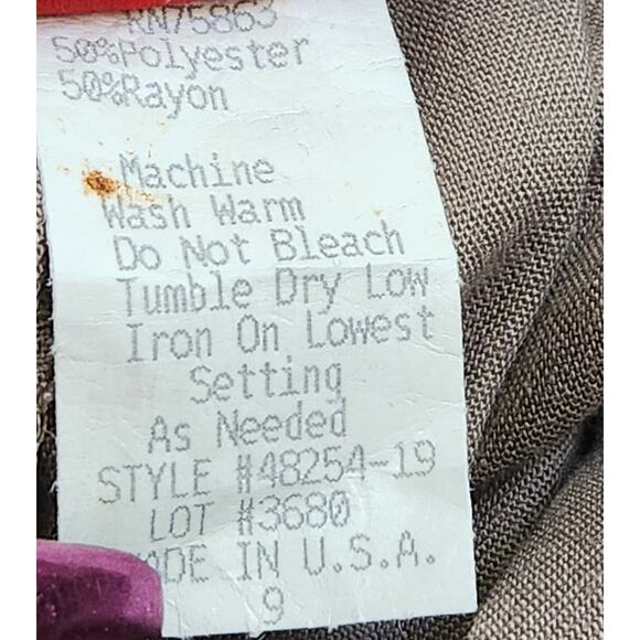 Tracy Evans Light Brown Tan Pleated Mini Skirt 9 Juniors Lightweight Soft Flowy - Picture 4 of 4